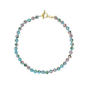 Round Cloisonne Necklace