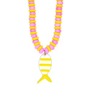 Striped Reef Fish Necklace