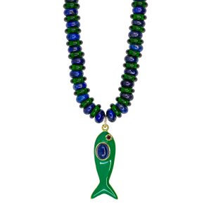 Striped Fish Necklace