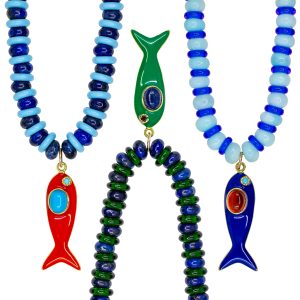 Striped Fish Necklace